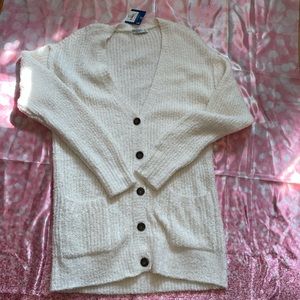 Arizona oversized cream cardigan